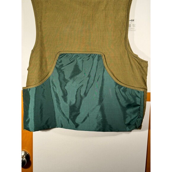 Vintage Outdoor Adventures Water Repellant Canvas Hunting Fishing Vest Men Large - Picture 9 of 9